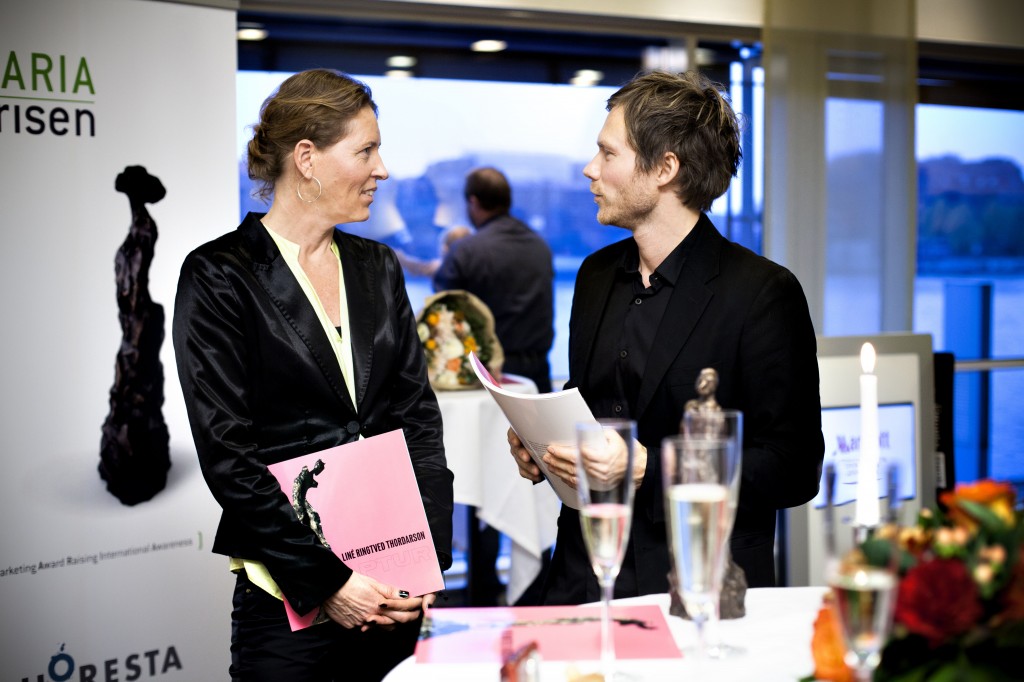 Maria Rasmus Maria Award - Rasmus Kofoed og Liné 2012 - Liné Ringtved ThordarsonLiné ...